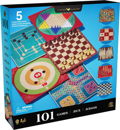 Spin Master - Cardinal, 101 Board Games Set