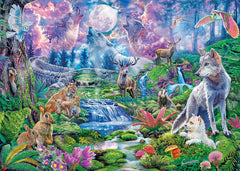 Clementoni - PUZZLE 3000 HQC Moonlit Wild