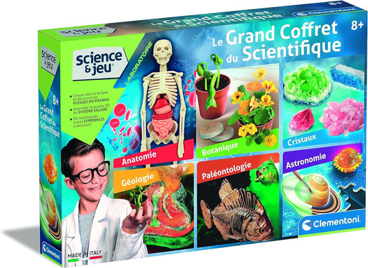 Clementoni - Science & jeu, Le Grand Coffret Du Scientifique