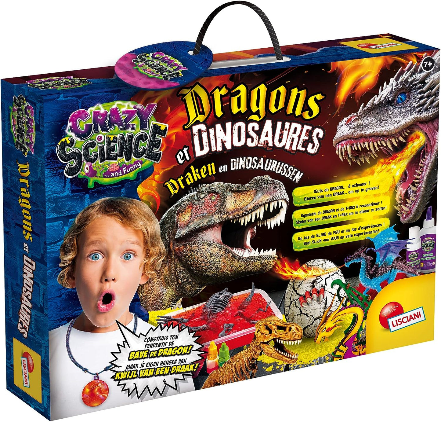 Lisciani - Crazy Science, Dragons Et Dinosaures