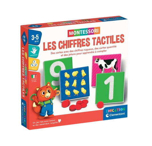 Clementoni - Education, Les chiffres tactiles