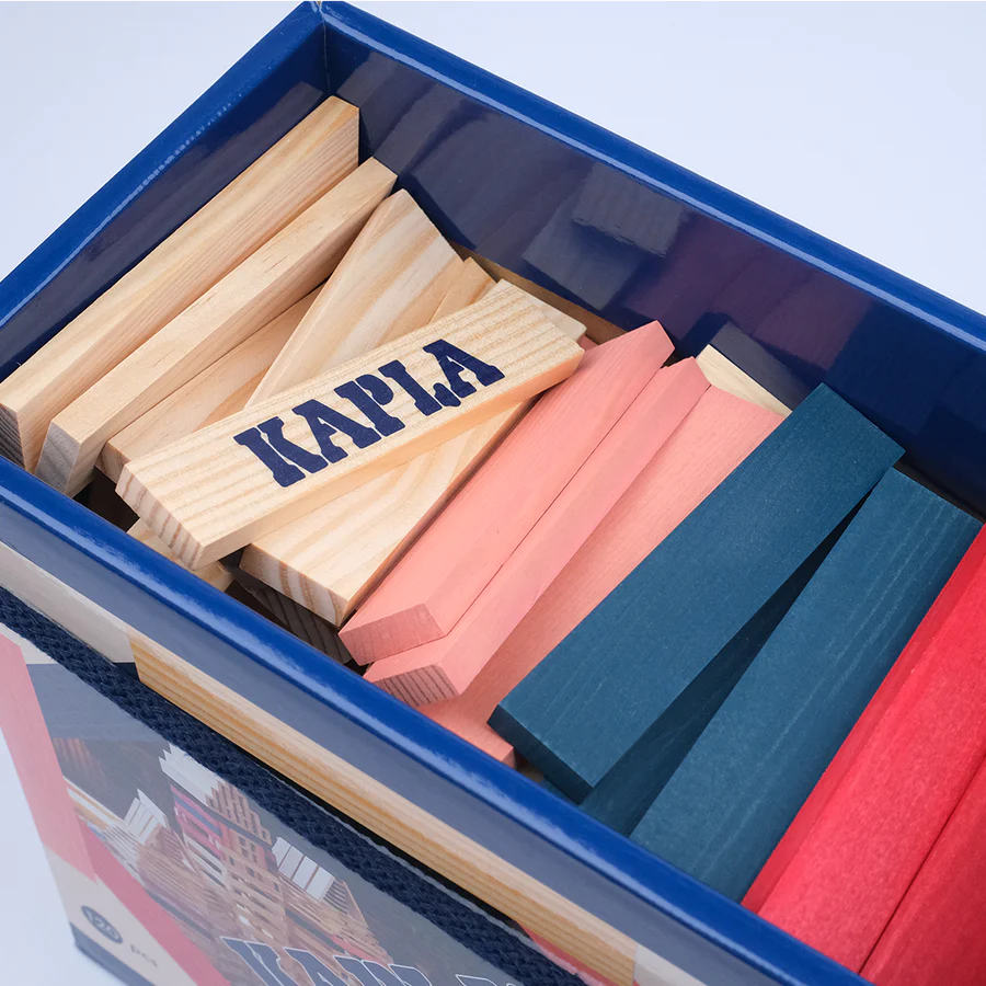 KAPLA 120 Box - Red, Pink & Dark Blue