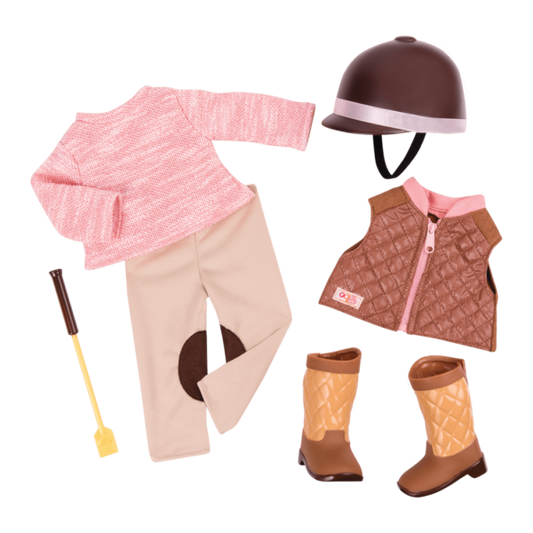 Our Generation - Deluxe Equestrian Outfit for 18-inch Dolls