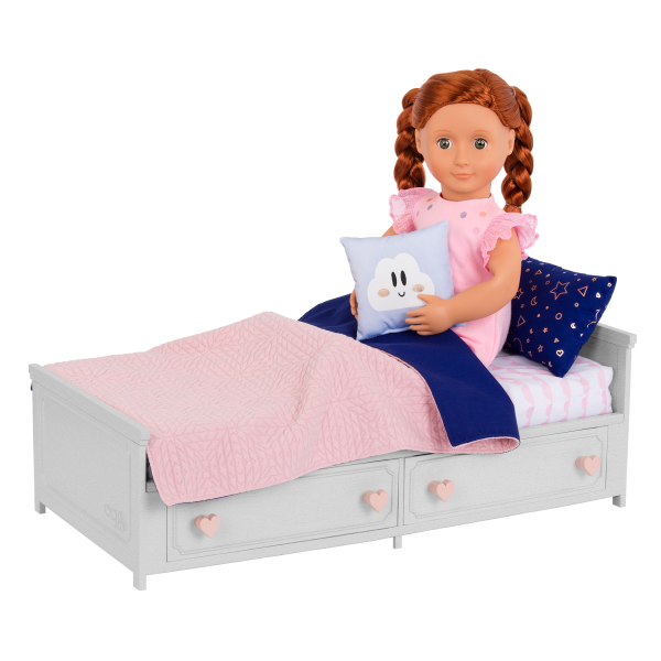 Our Generation - Platform Bed for 18-inch Dolls!