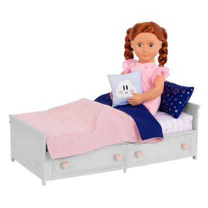 Our Generation - Platform Bed for 18-inch Dolls!