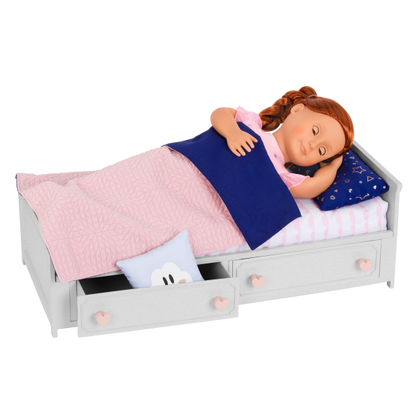 Our Generation - Platform Bed for 18-inch Dolls!