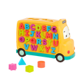 B. AlphaBus educational school bus toy