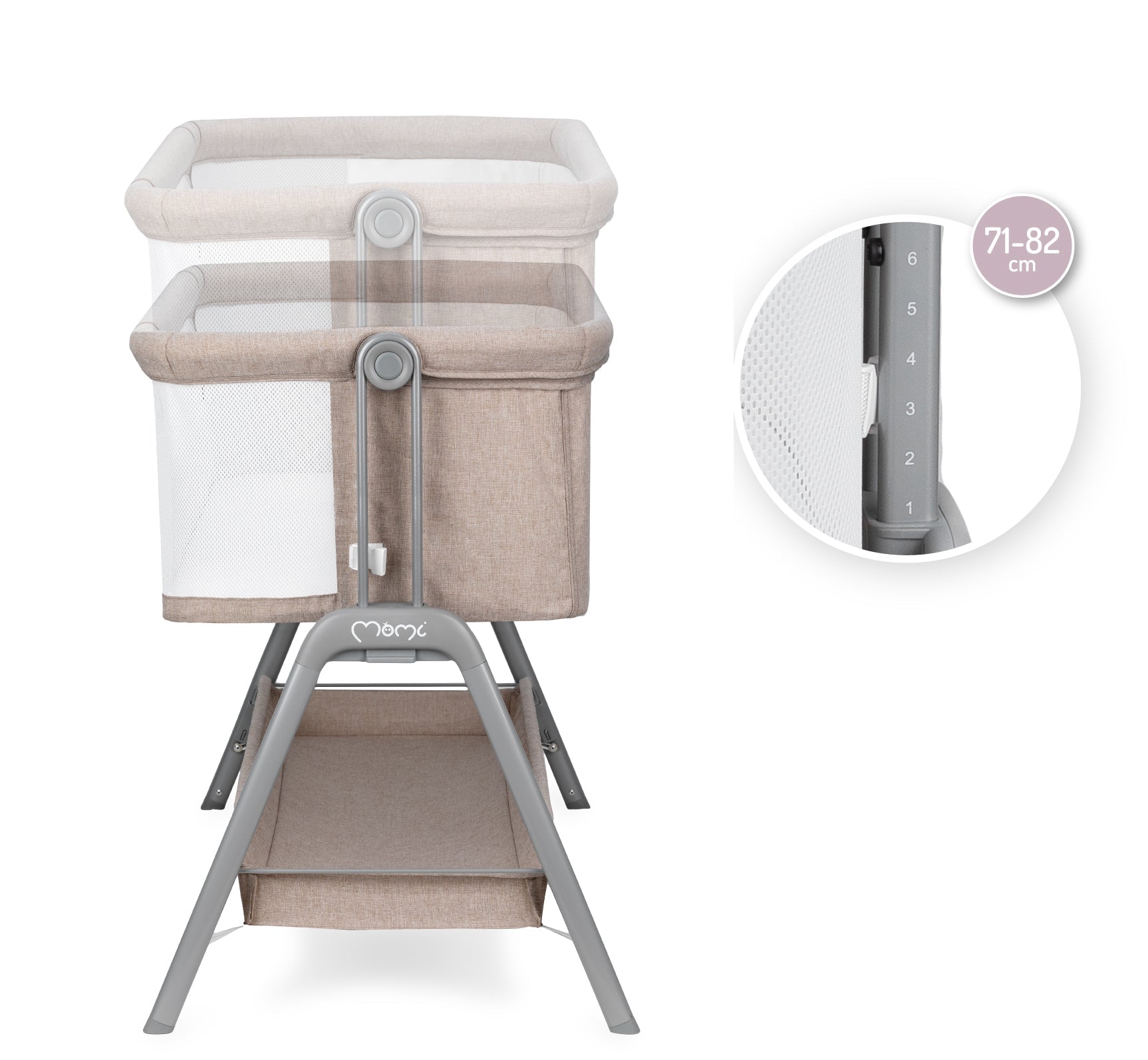 MoMi - FiBi Bedside Crib