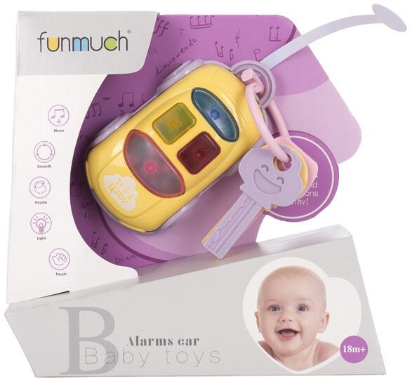 Funmuch- Car Alarm Keychain With Light & Sound