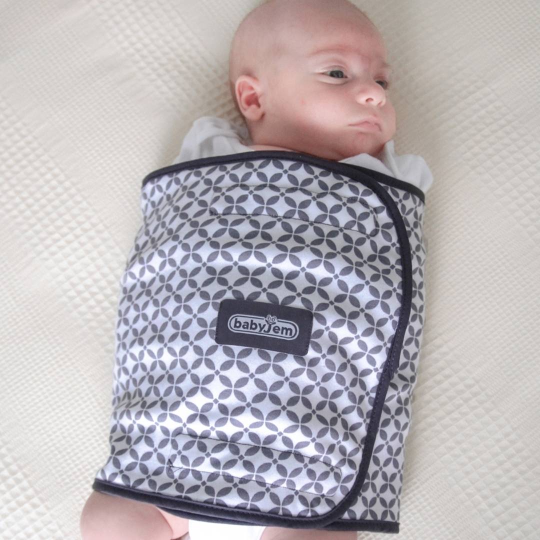 Babyjem swaddle with anti-colic cherry core bag