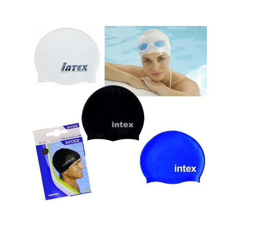 Intex silicone swim caps