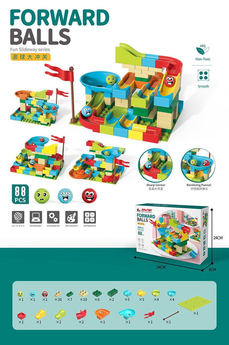 Blocks Toy - 88 Pcs Diy