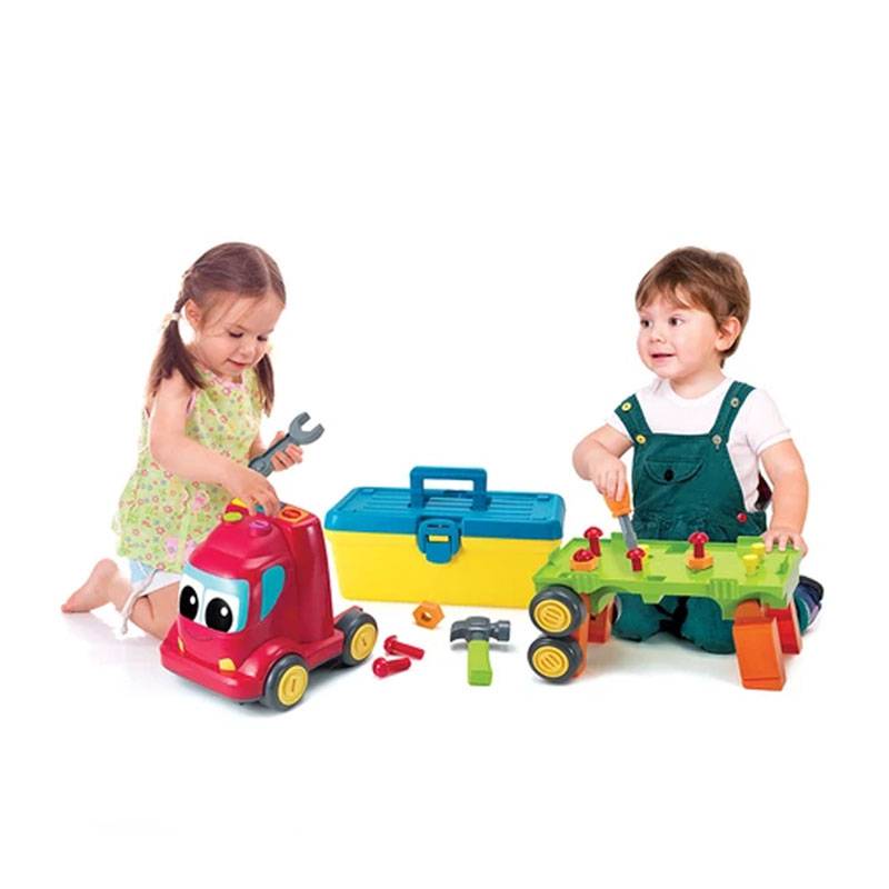 Infantino - 3-IN-1 Busy Builder Fun Sounds Truck