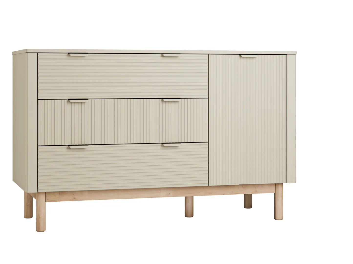 Pinio - Miloo 3-drawer + 1 door chest