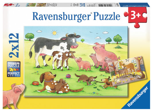 Ravensburger - Happy Family Life Puzzle 2x12p