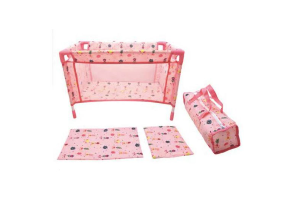 Dolls World - Deluxe Travel Cot