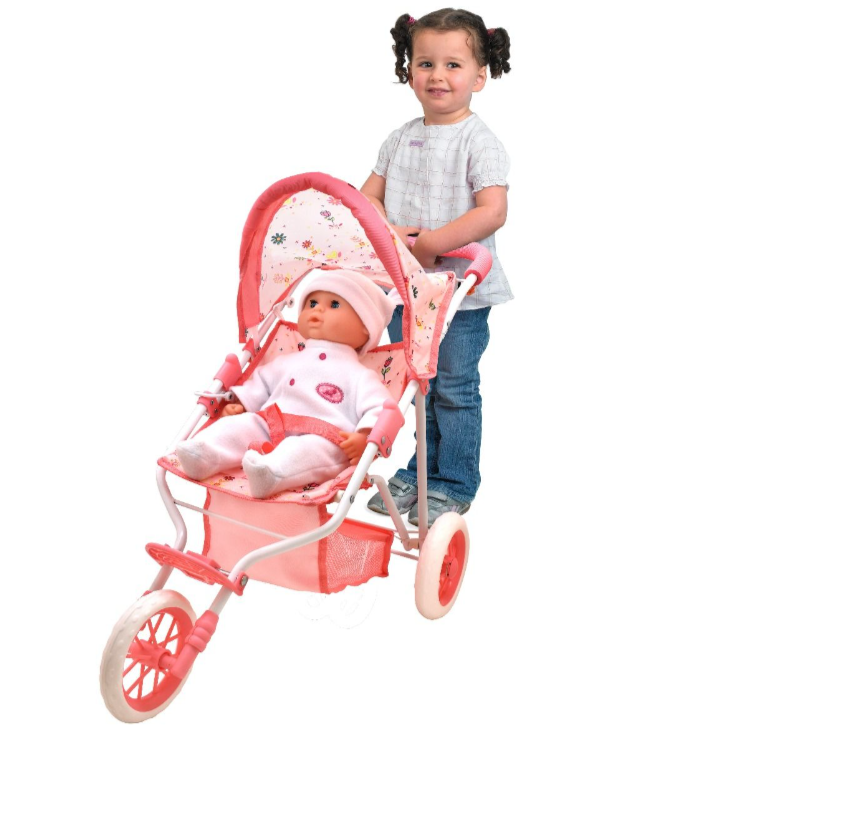 Dolls World - 3 Wheel Stroller