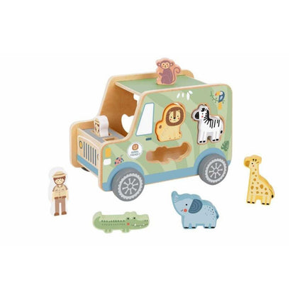 Tooky toy - My Forest Friends Wooden Animal Jeep
