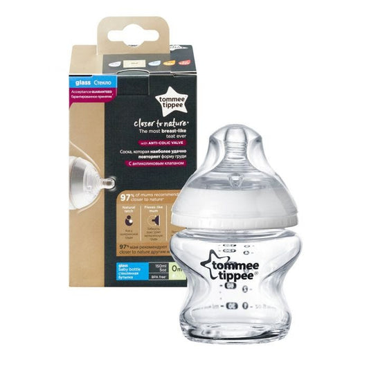 Tommee Tippee - Closer To Nature Glass Baby Bottle 150ml