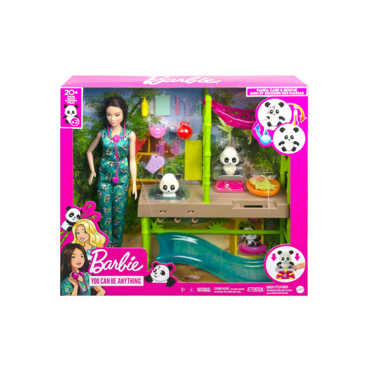 Barbie - Panda Care And Rescue Playset