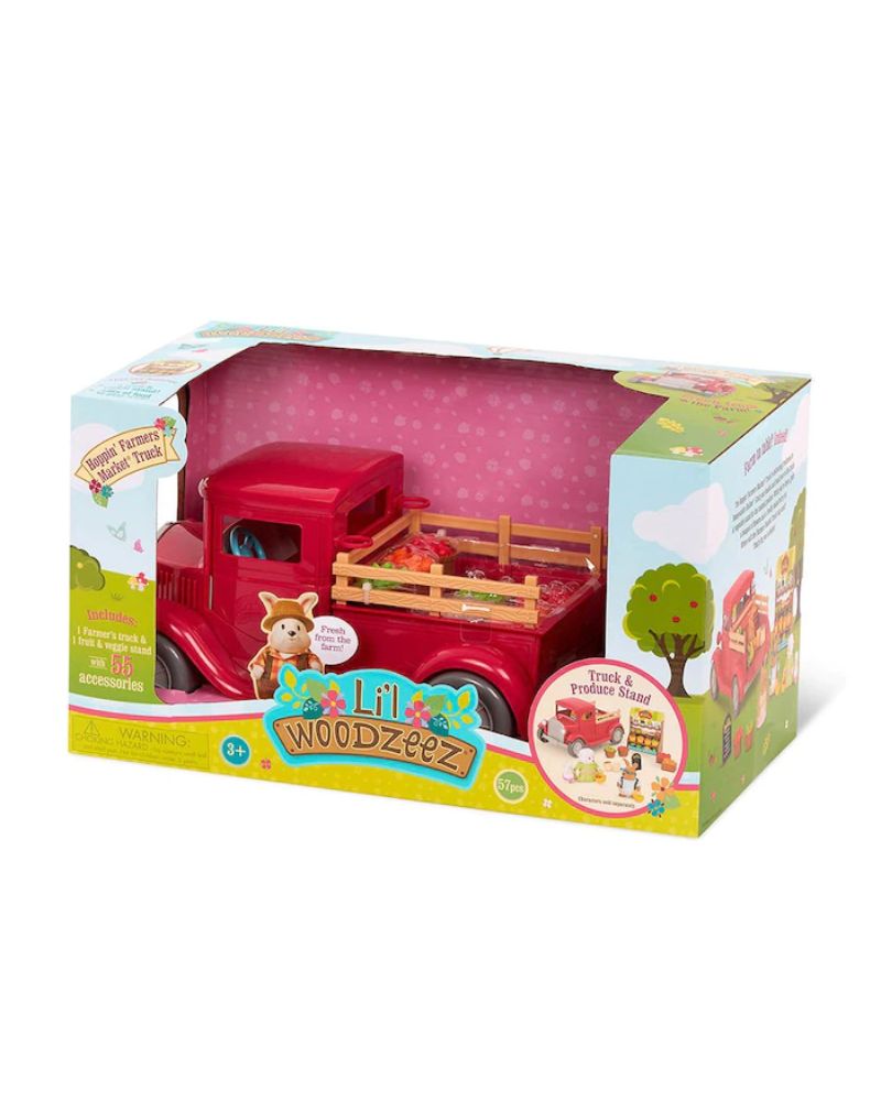 Hoppin' Farmers Market, Shop Playset with Toy Food