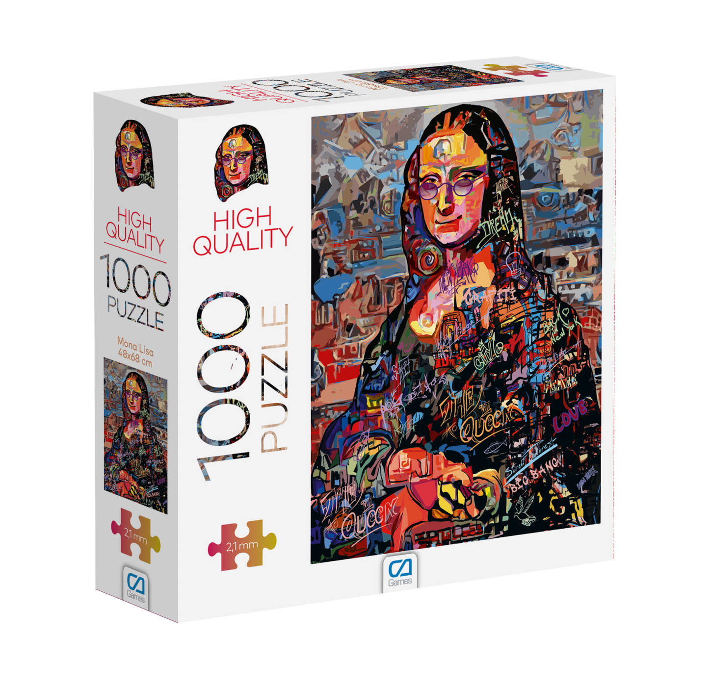CA Games - Mona Lisa Puzzle 1000pcs