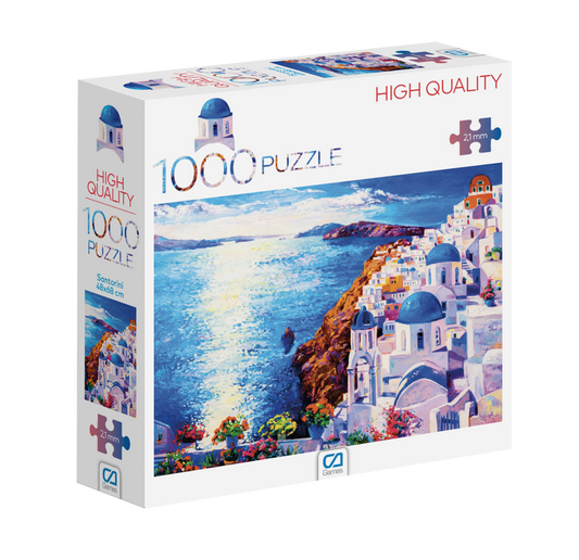 CA Games - Santorini Puzzle 1000pcs