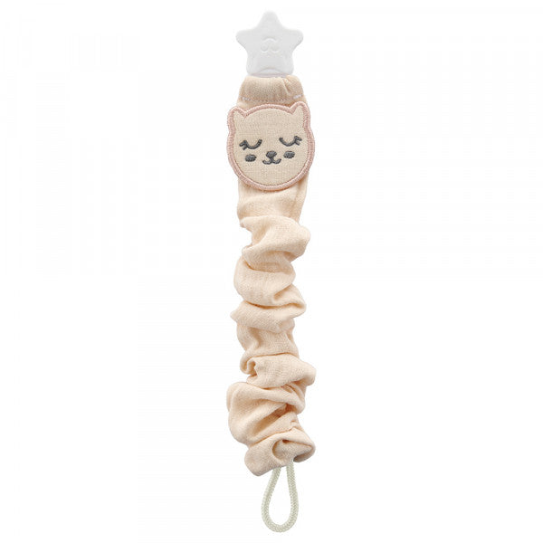 Babyjem - Pacifier hanger with raw silk material