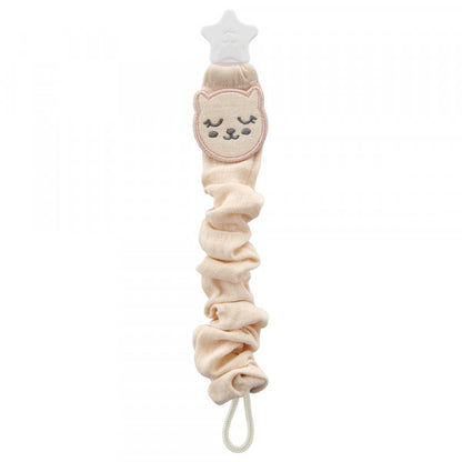 Babyjem - Pacifier hanger with raw silk material