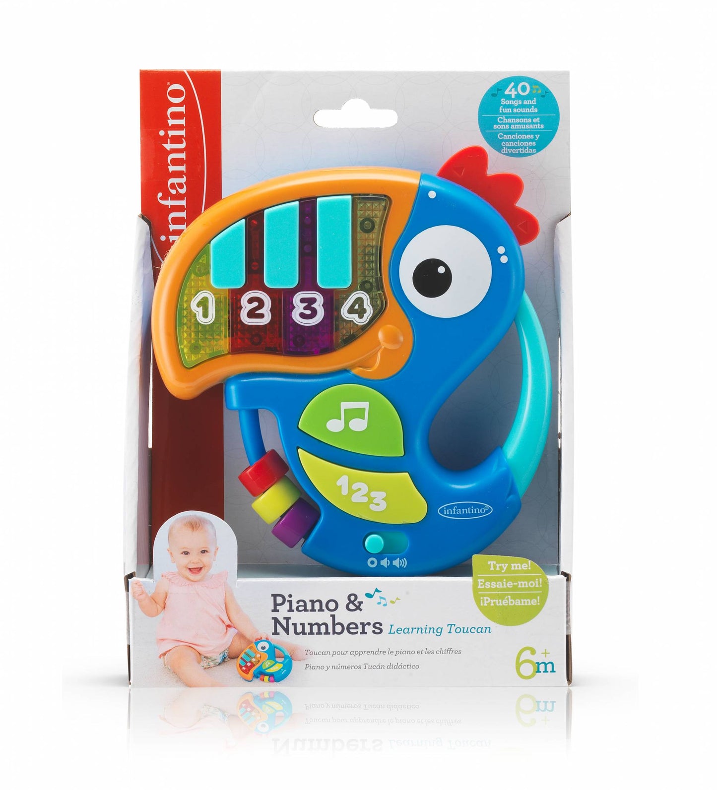 Infantino - Piano & Numbers Learning Toucan