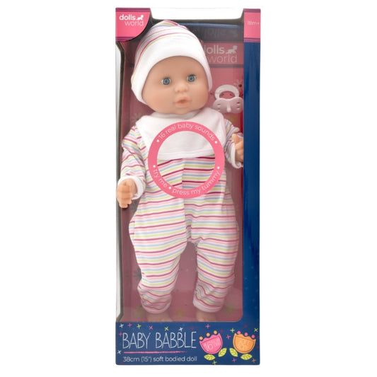 Dolls World - Baby Babble 38cm