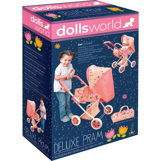 Dolls World - Deluxe Pram