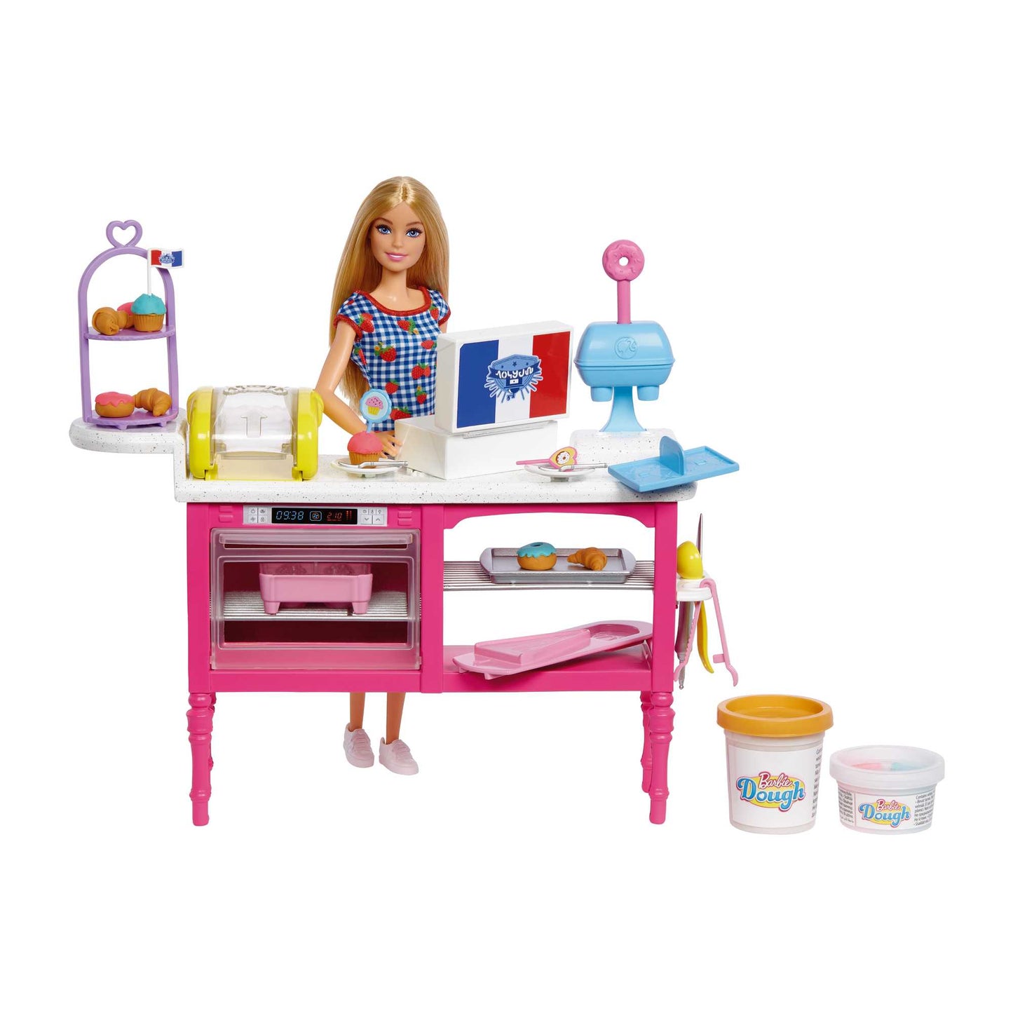 Barbie - Malibu Doll and 18 Pastry-Making Pieces
