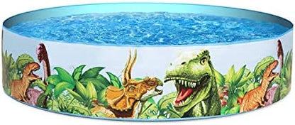 Bestway - Dinosaurous Fill 'N Fun Kiddie Paddling Pool, 1.83 m x 38 cm