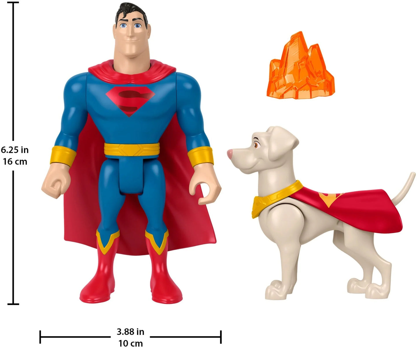 Fisher-Price - DC League Of Super-Pets Superman & Krypto Figures