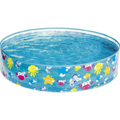 Bestway - Fill-N-Fun Sparking Sea Paddling Pool for Kids 122 x 25 cm