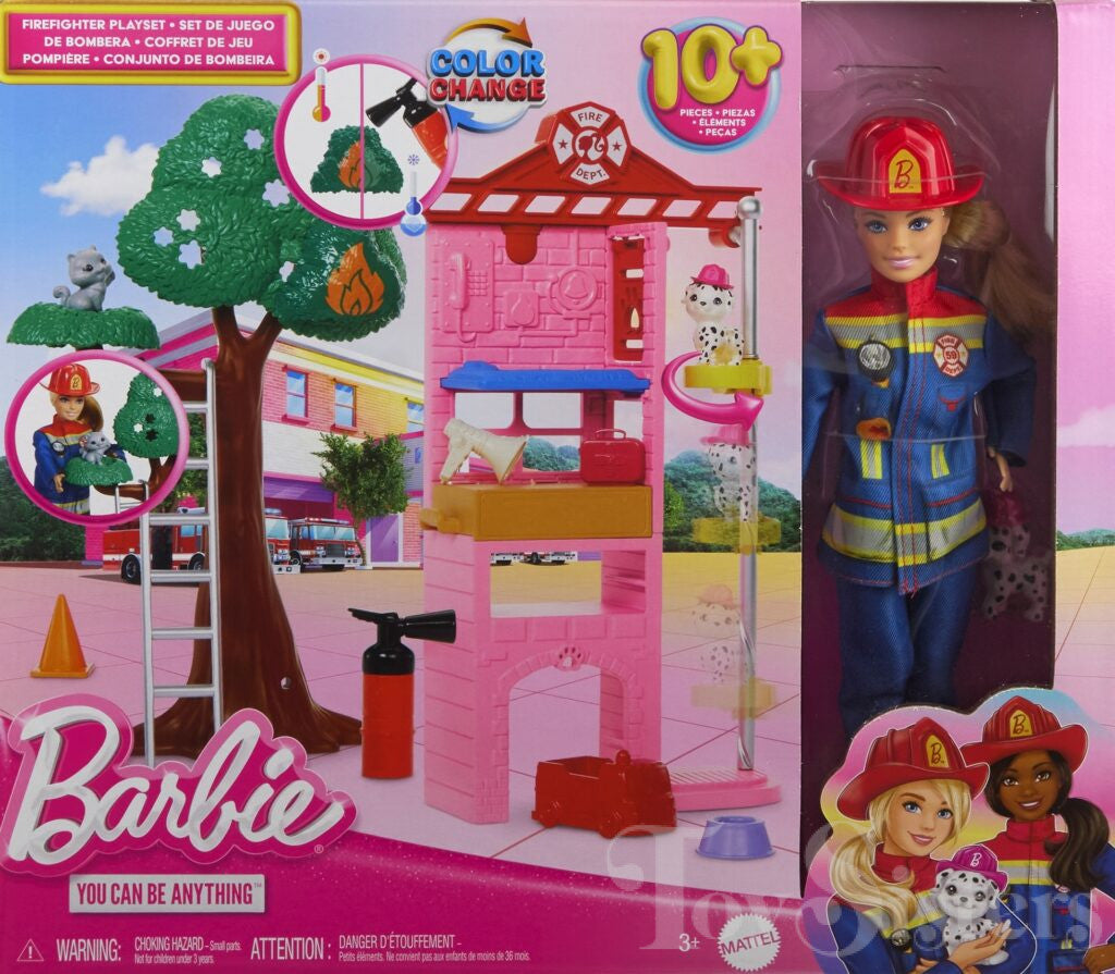 Barbie - Barbie FireFighter Playset