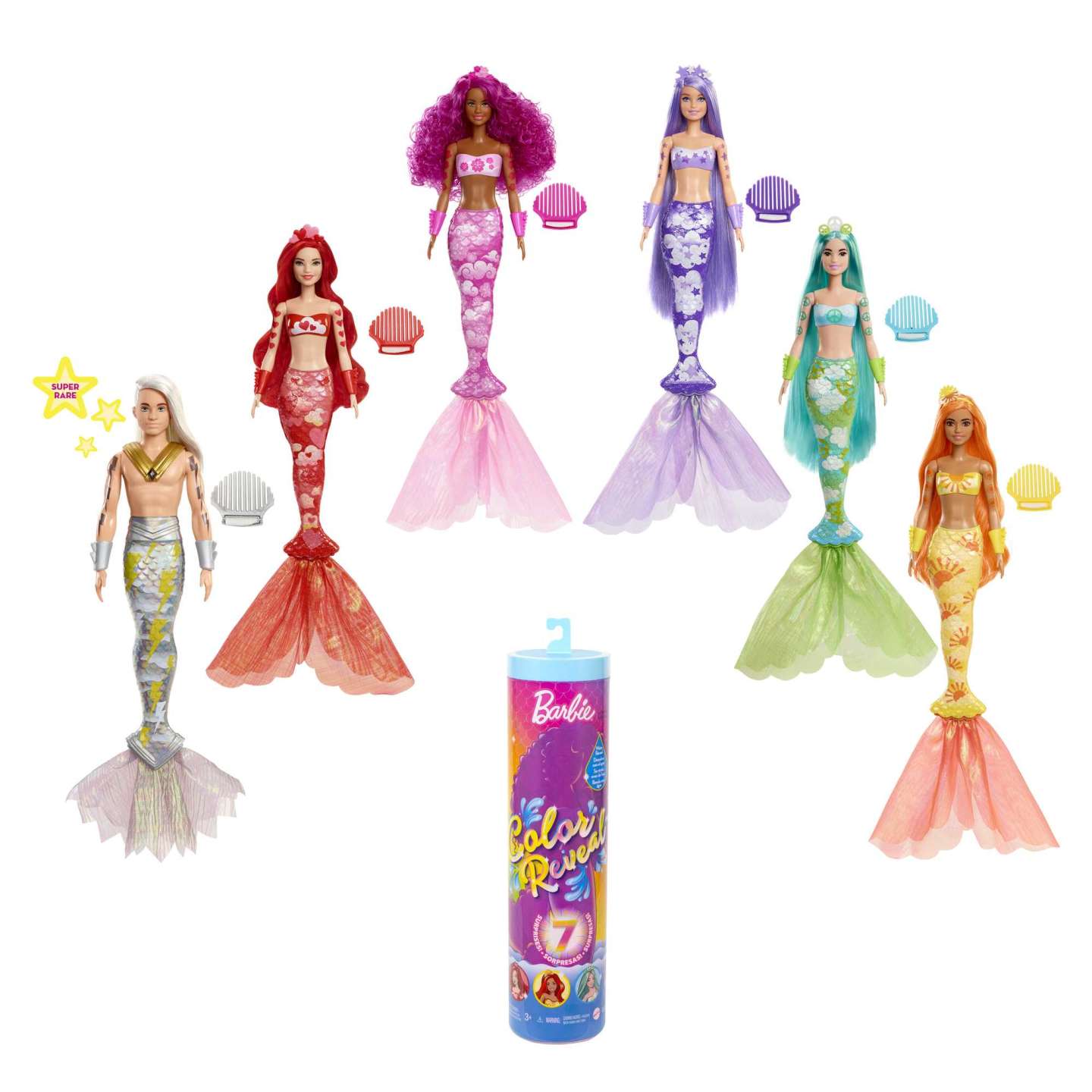 Barbie - Color Reveal Mermaid Doll