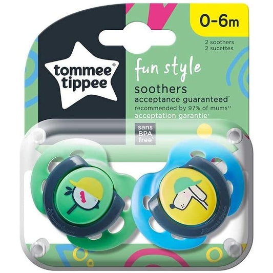 Tommee Tippee - Fun Style, soothers 0-6M