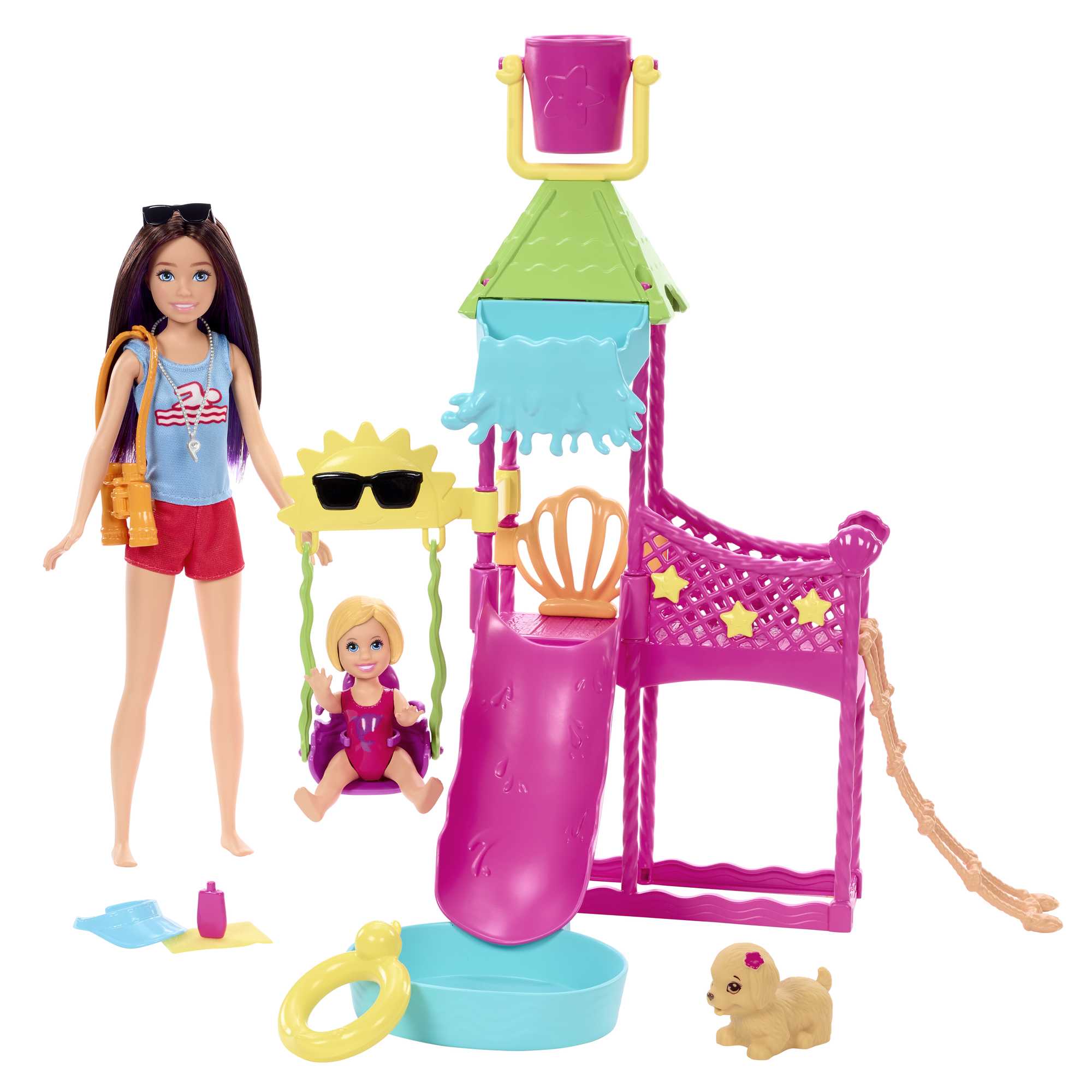 Barbie - Skipper Doll And Waterpark Playset