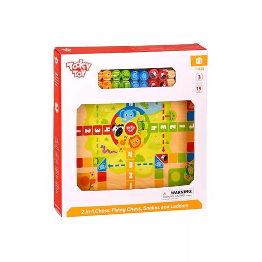 Tooky toy - 2in1 game Snakes and Ladders