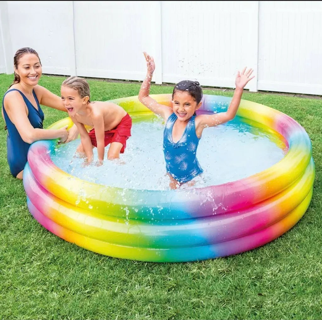 intex rainbow ombre pool