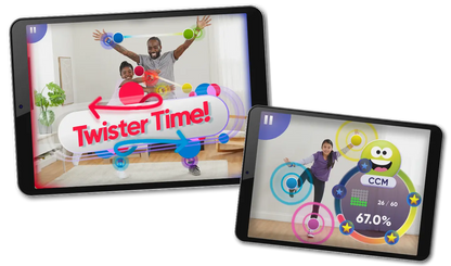 Hasbro - Twister Air Game, AR Twister App Play Game