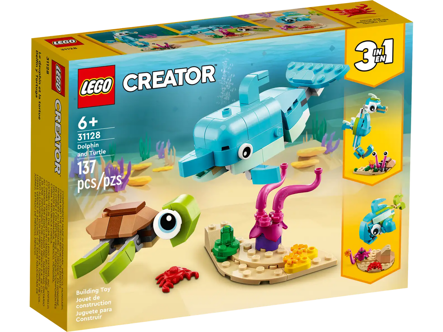 LEGO - Creator, Dolphin and Turtle