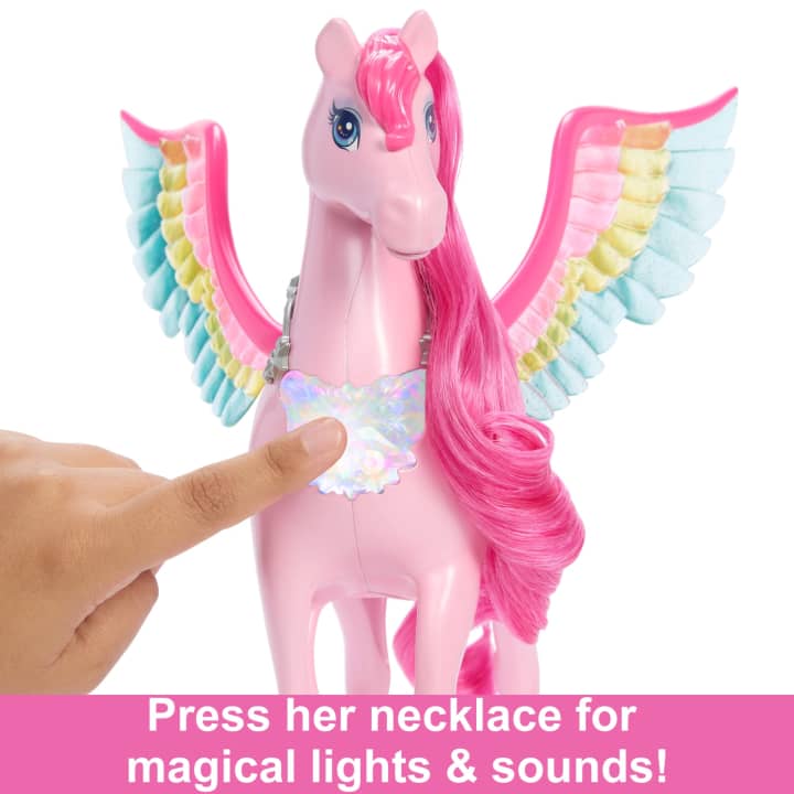 Barbie A Touch Of Magic™ Pink Pegasus With Puppy