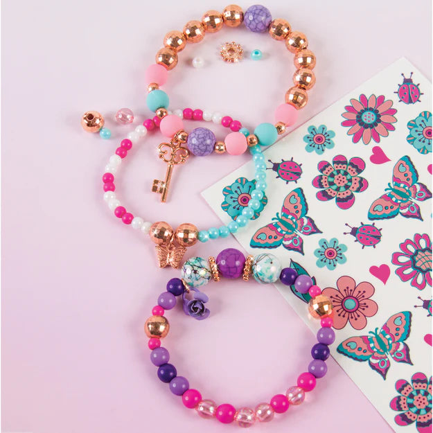 Make It Real - Bedazzled Charm Bracelets Blooming Creativity