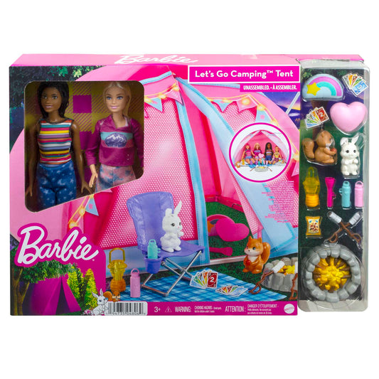 Barbie - Let's Go Camping Tent Playset