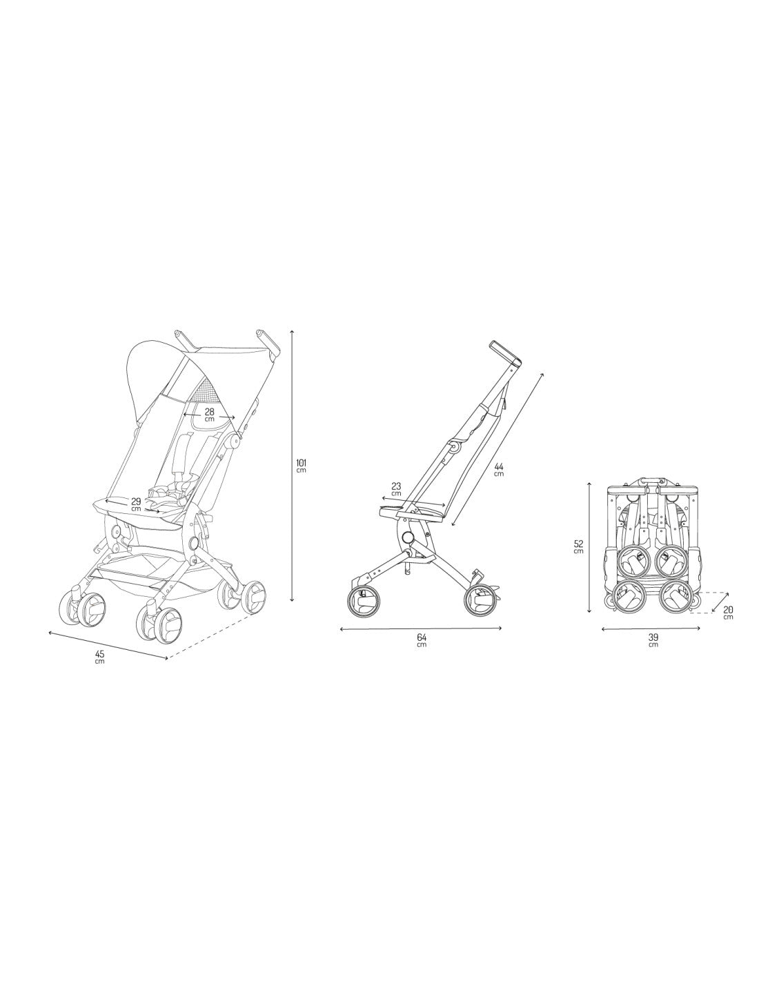 MoMi Grace Stroller