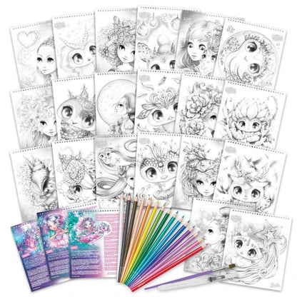 Nebulous Stars - Water Color Coloring Book