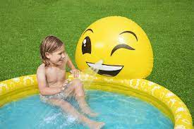 Bestway, Summer Smiles Sprayer Pool 165x144x69cm